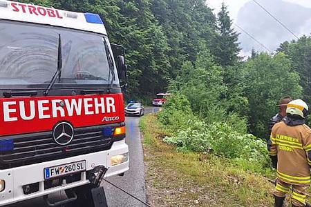 Porsche Carrera GT Rettungsaktion Alpen Österreich Strobl Feuerwehr