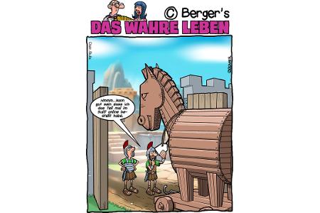 Cartoons mit wahren Lebensgeschichten