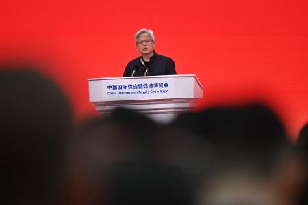 Nvidia-CEO lobte Chinas KI-Entwicklung. 