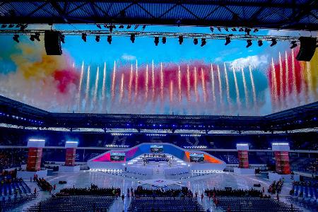 Zeremonie in Duisburg: Rhein-Ruhr-Spiele eröffnet Zeremonie in Duisburg: Rhein-Ruhr-Spiele eröffnet