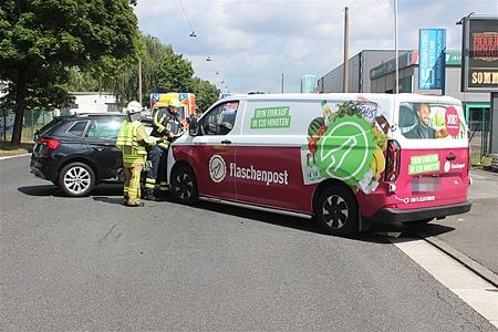 Bei dem Unfall entstand ein hoher Sachschaden.
