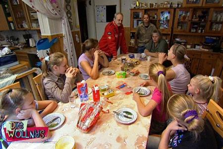 Die Wollnys mit Papa Dieter