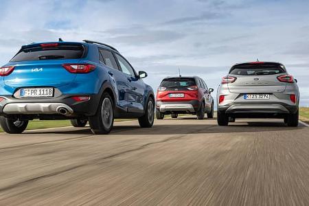 Ford Puma, Kia Stonic, Opel Crossland