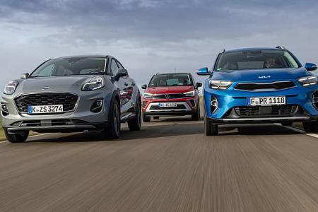 Ford Puma, Kia Stonic, Opel Crossland