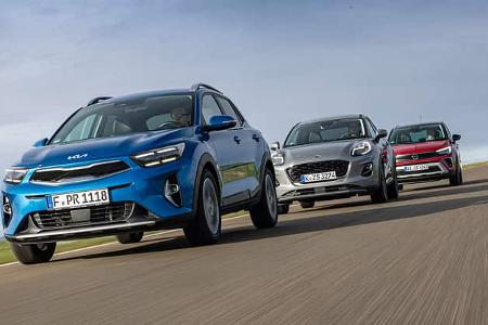 Ford Puma, Kia Stonic, Opel Crossland