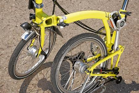 Test: Klappräder, Klappmechanismen