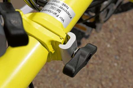Test: Klappräder, Hebel