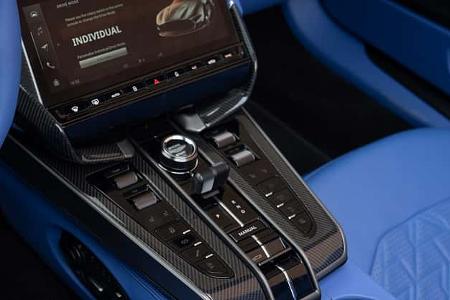Aston Martin Vanquish Volante, Mittelkonsole Tasten
