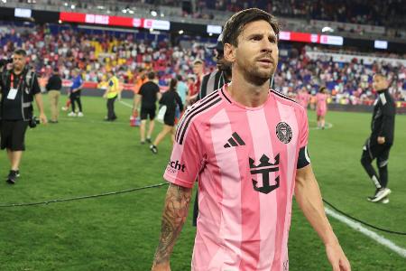 Messi fehlt im All-Star-Game der MLS - Sperre droht Messi fehlt im All-Star-Game der MLS - Sperre droht
