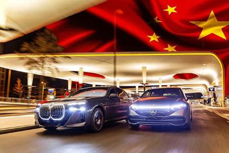 BMW i7, Mercedes EQS BMW i7, Mercedes EQS