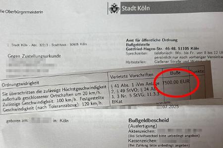 Bußgeldbescheid