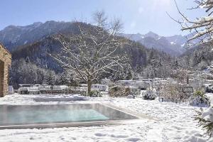 Camping, Schnee, Schwimmbad, Pool