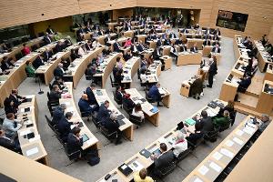 Der Landtag von Baden-Württemberg.
