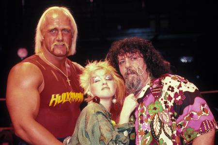 Hulk Hogan und Cyndi Lauper