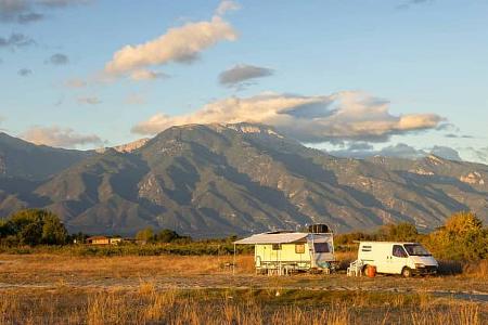 Olymp, Camping, Wildcamping