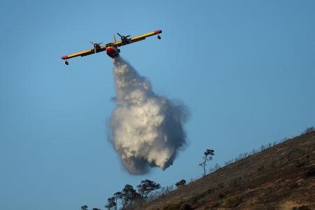 Einsatz gegen Waldbrände in Griechenland