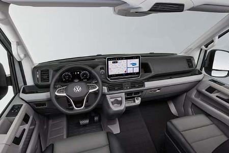 VW Grand California Facelift (2024) neues Cockpit mit 12,9-Zoll-Display und elektrischer Feststellbremse