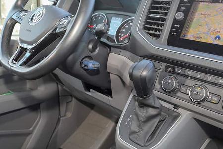 VW Grand California, Knüppel, Cockpit