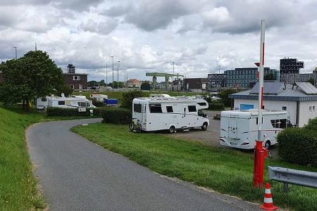 Stellplatz an der Doppelschleuse