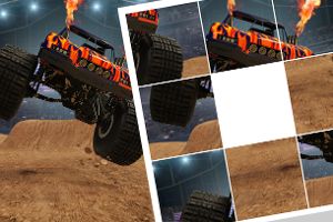 Schiebepuzzle: Monster Truck