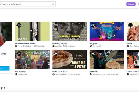 Bei Vimeo helfen Dir unterschiedliche Kategorien dabei, das optimale Video zu finden, um dieses dann kostenlos zu streamen.