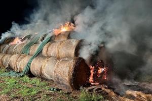 Heuballenbrand bei Schallodenbach