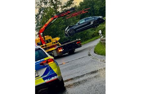 Verunfallter Pkw