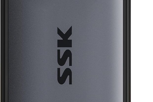 SSK 2 TB tragbare, externe NVMe-SSD: Externe SSD-Festplatte, NVMe-SSD, 2,7 Zoll, mit USB 3.2 Gen 2, 1.050 MB/s Lesen und 1.000 MB/s Schreiben 