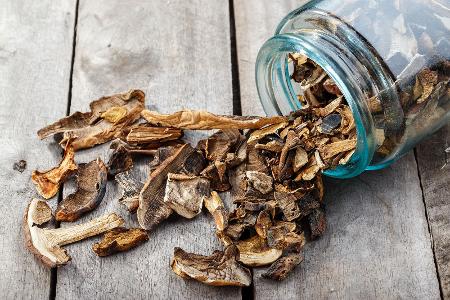 Getrocknete Pilze 