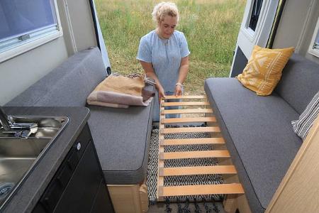 Sunlight ,Cliff 540V Vanlife, Heck, Sitzgruppe Sunlight ,Cliff 540V Vanlife, Heck, Sitzgruppe