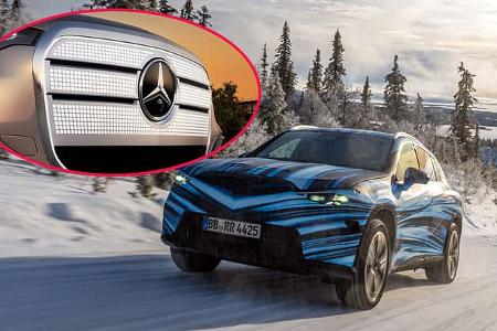 Mercedes GLC Teaser Kühlergrill