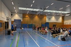 Begrüßung der Teilnehmer und Präsentation der möglichen Karrierewege bei der Polizei Rheinland-Pfalz
