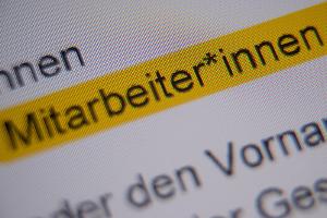 In den Bundesministerien werden keine Sonderzeichen für geschlechtergerechte Formulierungen verwendet. (Symbolbild)
