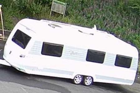 Lichtbild entwendeter Wohnwagen Lichtbild entwendeter Wohnwagen