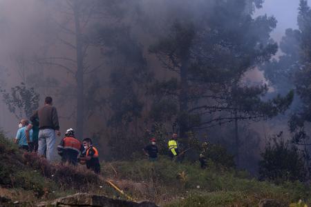 Zur Bekämpfung des Feuers wurden insgesamt 125 Einsatzkräfte mobilisiert.