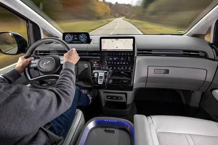 Hyundai Staria, Dauertest-Tagebuch, Cockpit