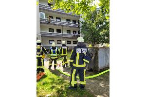 Einsatzkräfte der Feuerwehr Bochum