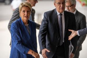 Keller-Sutter sprach anschließend von einem "freundschaftlichen, offenen Austausch".