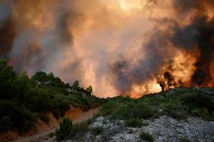 Die Feuerwehr hofft darauf, den Brand im Tagesverlauf in den Griff zu bekommen.