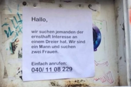 Lustiges Schild