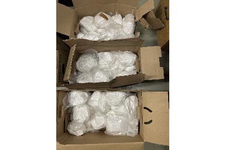 Foto: Zollfahndung und Polizei stellen 70 Kilogramm
Amphetamin bei Durchsuchung im Rhein-Main-Gebiet sicher
Quelle: ZFA Frankfurt am Main Foto: Zollfahndung und Polizei stellen 70 Kilogramm
Amphetamin bei Durchsuchung im Rhein-Main-Gebiet sicher
Quelle: ZFA Frankfurt am Main