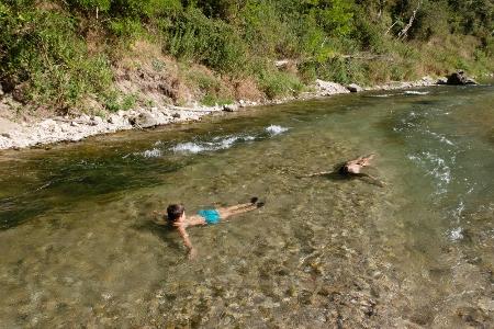 Baden in Fließgewässern