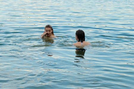 Nicht alleine ins Wasser