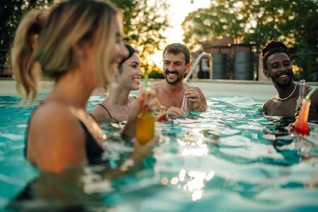 Alkohol und Baden