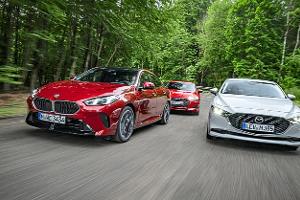 Audi A3, BMW 2er GC, Mazda 3