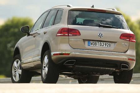 VW Touareg V6 TDI, Heckansicht