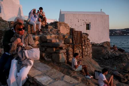 Mittlerweile müssen Touristen auch auf Mykonos 20 Euro Eintritt zahlen. (Archivbild)