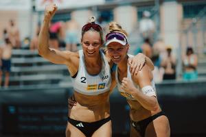 Beachvolleyball: Erster Turniersieg für Lippmann/Bock