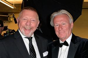 Boris Becker und schwangere Lilian urlauben mit Björn Borg