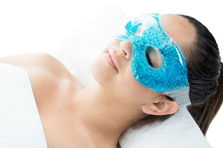 Kühlende Gelmaske